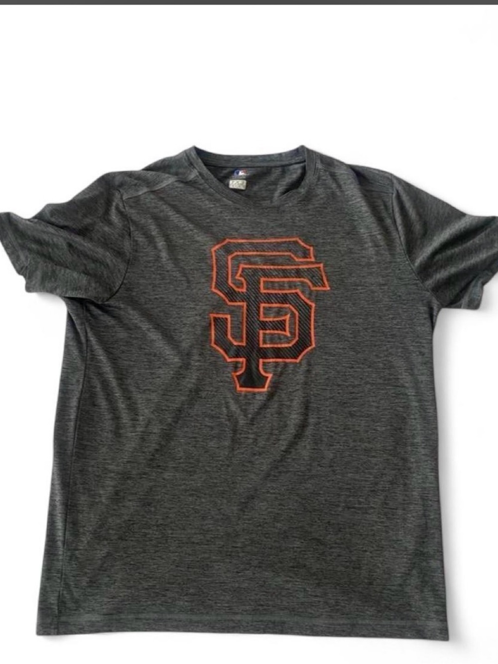 Genuine Merchandise Gray Men's Tee with Orange SF Logo